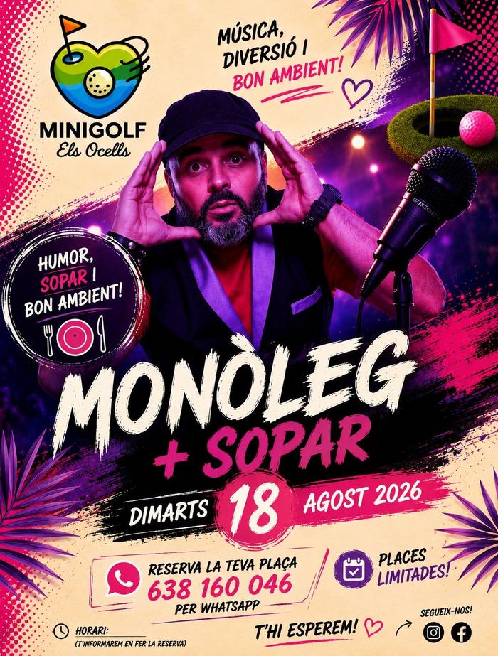 Cartell Monòleg + Sopar